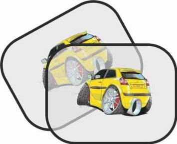 Koolart personalizzato Auto Fiat Stilo Parasole della macchina