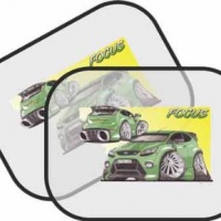 Koolart personalizzato Auto Ford Focus RS Parasole della macchina