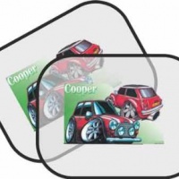 Koolart personalizzato Auto Mini Cooper Parasole della macchina
