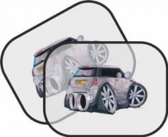 Koolart personalizzato Auto Mini Cooper S Parasole della macchina