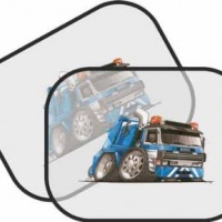 Koolart personalizzato Autoribaltabile Scania Parasole della macchina