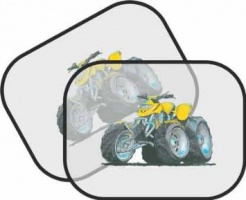 Koolart personalizzato Bombadier Quad Bike Parasole della macchina
