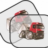 Koolart personalizzato Camion ERF Parasole della macchina