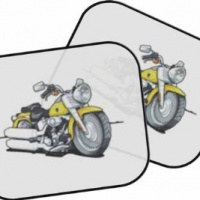 Koolart personalizzato Harley Davidson Fatboy Parasole della macchina