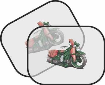 Koolart personalizzato Militare Harley Parasole della macchina