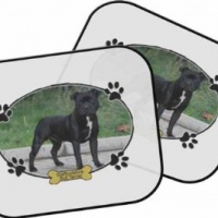 KoolPetz personalizzato Cane Staff Terrier Parasole della macchina