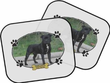 KoolPetz personalizzato Cane Staff Terrier Parasole della macchina