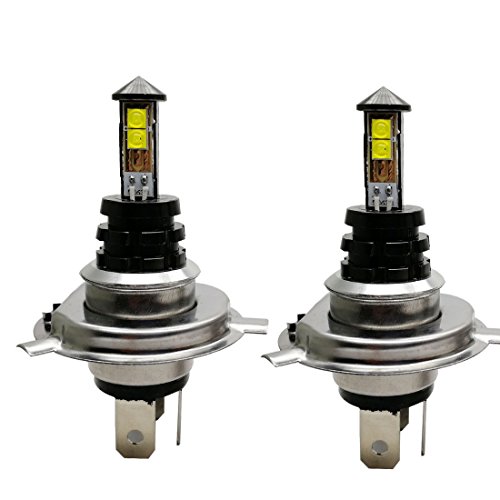 Koomtoom auto H4 LED proiettore luci Blubs per DRL nebbia LIGHT1 2 V- 6000 K -40 W xeno bianco forte penetrazione