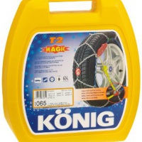König 03065 T2 Magic 065 - Catene per pneumatici, 1 paio, 10 mm