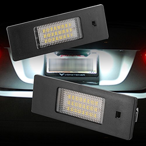 Kreema 2Pcs 24SMD LED luci targa errore gratuito per BMW serie 1 E87 E81 E63 E64 E63N E64N E81 E85 Z4 650i M6
