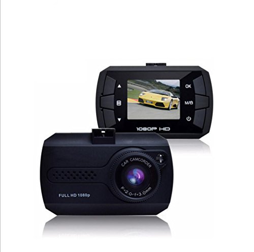 Kulio WiFi mini Dash Cam Full HD 1080p auto fotocamera cruscotto della macchina fotografica con schermo LCD 3,8 cm ciclo di registrazione, rilevazione di movimento e sensore G