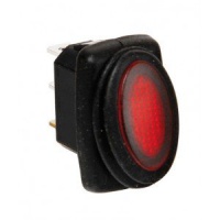 LAMPA - Micro interruttore impermeabile con led - 12/24V - Rosso
