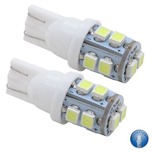 Lampade Per Fari di Posizione a LED Ultra Vision 501 W5W T10 , 12 V, 5 W, Confezione da 2 - Pura Luce Bianca 6000k