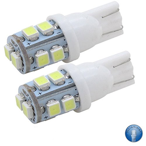 Lampade Per Fari di Posizione a LED Ultra Vision 501 W5W T10 , 12 V, 5 W, Confezione da 2 - Pura Luce Bianca 6000k