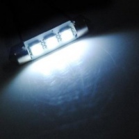 Lampadina 39 millimetri 0.9W 6500K 42LM 3 -SMD Dome LED a luce bianca
