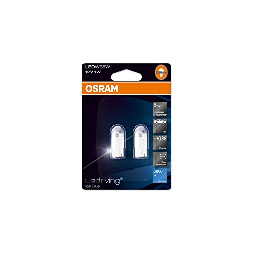 Lampadine Osram LED T10  W5  W Blu 6800  K 12  V