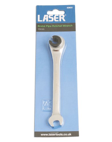 Laser, 4900, chiave combinata a cricchetto ad anello aperto, 10 mm