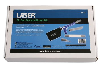 Laser 4912 - Set con pistola per aspirazione/soffiaggio