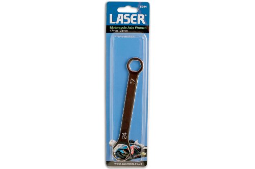 Laser 5244 - Chiave di serraggio dadi asse, specifica per moto, 17/24 mm