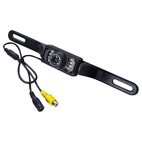 LED di visione notturna ampio angolo di visione auto retrovisore inversione/parcheggio telecamera impermeabile antiurto con free 6 m AV cavo video