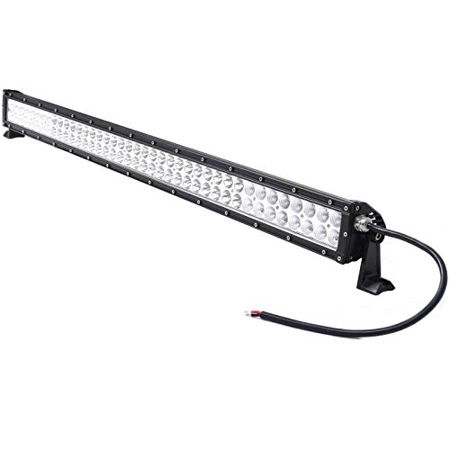 LED light bar con cablaggio kit set – 240 W 106,7 cm + Combo posto di guida di inondazione lavoro fari lampade per fuoristrada/auto/SUV/4 WD/ATV/4 x 4