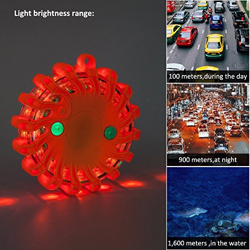 LED luci di emergenza ricaricabile Traffic Roadblock strobo base magnetica auto con flash di sicurezza auto lampeggiante fari equitazione Flares SOS con gli incidenti stradali guasti