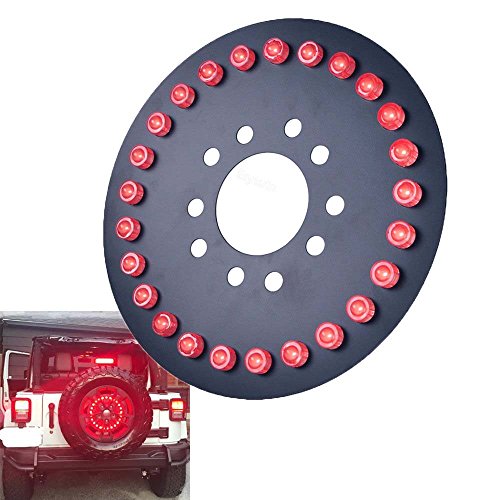 LED Spare Tire Light, Third Brake Light Daytime Running，Turn Signal Components and Accessories，Rear Light Assemblies，Flash Tail Light.