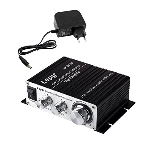 LEPY LP- 2020A HIFI (2 x 20W) Amplificatore Audio Stereo per MP3 MP4 Telefono Computer DAC ecc + Rifornimento di Corrente Alternata Adattatore del Caricatore di DC 13.5V 3A