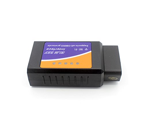 Lettore di codici a barre OBD2 per auto wireless LoongGate Edizione standard Strumento di scansione per auto Scanner OBD -Connetti via WiFi con dispositivo IOS, Android e Windows per la maggior parte dei veicoli
