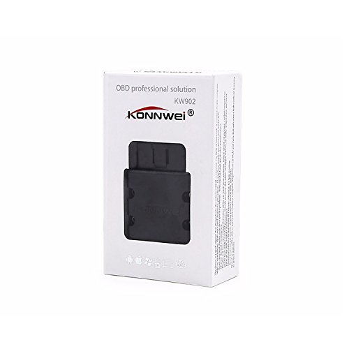 LHZTECH - Scanner diagnostico originale KONNWEI KW902 BT OBD-II/OBD2, per auto, con Bluetooth