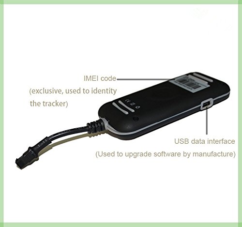 Likorlove Tracker GPS per Auto, Dispositivo di Localizzazione Mini GSM GPRS SMS Locator Tempo Reale in Tempo Reale per Scooter Veicolo Auto Moto Veicolo