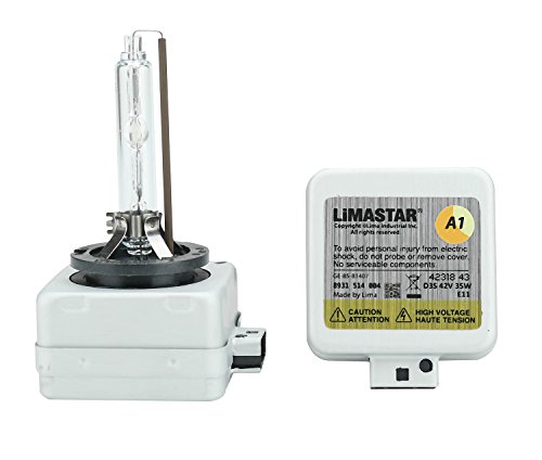 Limastar lampadina HID D3S 6000 K sostituzione Xenon HID lampadine fari (coppia)