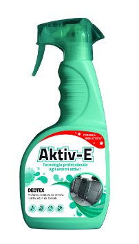 LINEA AKTIV-E: DEOTEX 750ml Profuma, sanitizza ed elimina i cattivi odori dai tessuti.