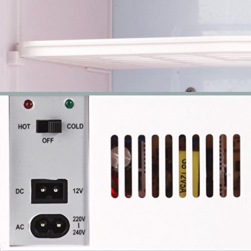 LIQICAI 4.7L Portatile Per Mini Frigo Refrigerazione Riscaldamento Raffreddamento Auto Casa, 195 x 250 x 300 mm, 2 colori opzionali ( Colore : Cow color )