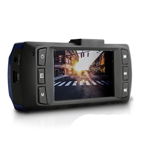LKM Security LKM-DVAF1BL Telecamera per Auto in HD 1080P, Blu, Moderno