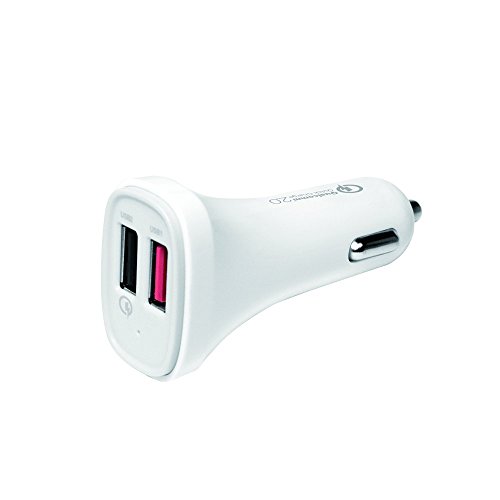 LogiLink pa0134 auto (2 ingressi USB Port, Quick Charge, Smart IC) bianco