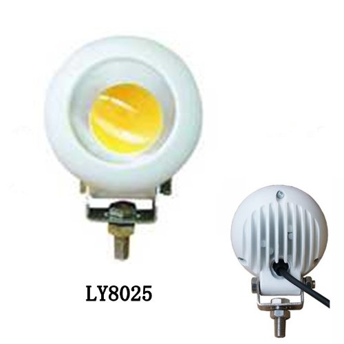 Luce da lavoro a LED , fari supplementari, luci di retromarcia, 12V, 24V, 20W, tondo, IP67, bianco, LY8020 5.5