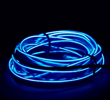 Luce diurna da 1 m, colore: blu, senza luce a LED per illuminazione interna