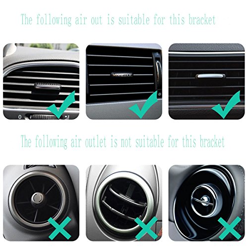 lucklystar® Supporto Auto Universale Supporto Per il sistema di ventilazione dell