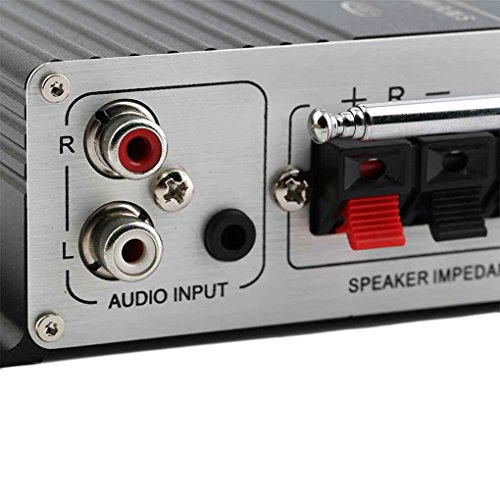 LUFA Amplificatore audio stereo per auto MP3 12V Amplificatore audio USB Amplificatore di potenza DVD MMC Auto da casa