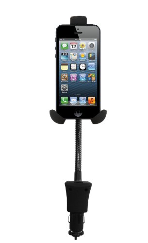 Luxburg® supporto cellulare auto per Apple iPhone 5S / 5C / 5 / 4 / 4S / iPod Touch Smartphone con funzione di carica