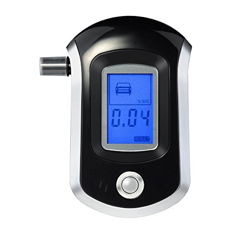 Lychee Portable Digital Breath Alcohol tester digitale professionale Alcohol tester digitale con display LCD