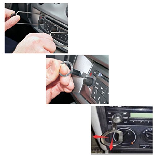 MagiDeal 38Pcs Chiave Di Rimozione Stereo Strumento Automobile Estrazione Rilascio Unità Audio Radio CD