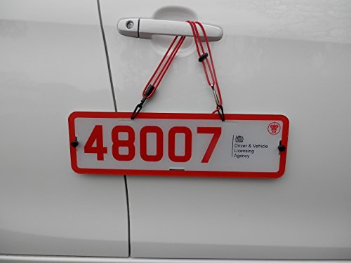 Magnetico commerciale piastra Van o auto kit di conversione Holder for 1 plate- magneti rivestiti in gomma con corda di sicurezza