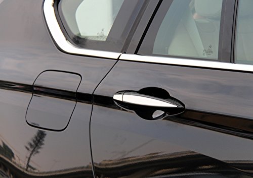 Maniglia laterale in acciaio INOX Stripe cover Trim 8PCS per auto di BMX5 x 6