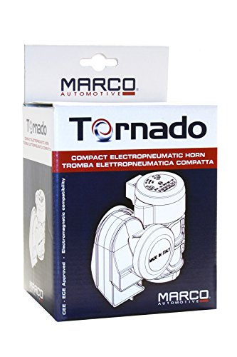 Marco 11203012 TR2 - Tornado Tromba Elettropneumatica Compatta con Suono Bitonale Molto Potente
