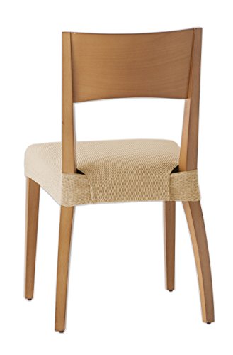 Martina Home - Federe per sedia Coprisedia per seduta 24x30x6 cm nero