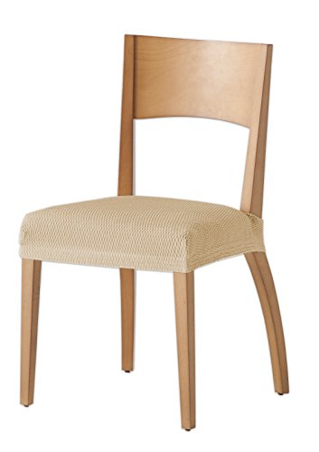 Martina Home - Federe per sedia Coprisedia per seduta 24x30x6 cm beige