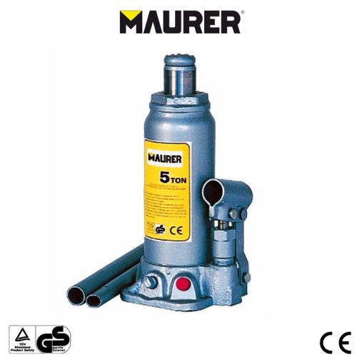 MAURER Cricco idraulico per auto portata max 12000 Kg sollevamento max H 465 mm