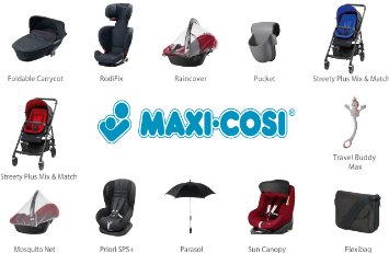 Maxi Cosi Pocket Drink Holder-Grey